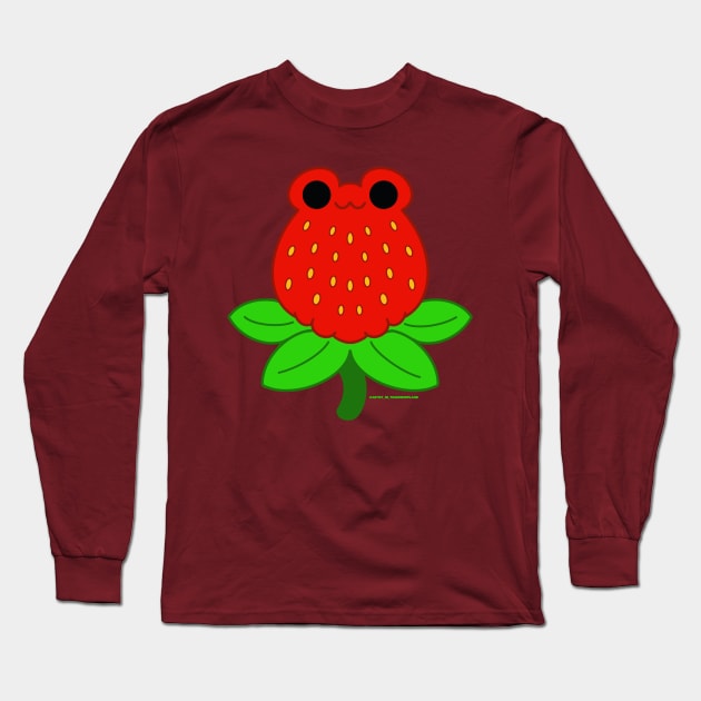 Strawberry Frog Long Sleeve T-Shirt by Artist_In_Tomorrowland